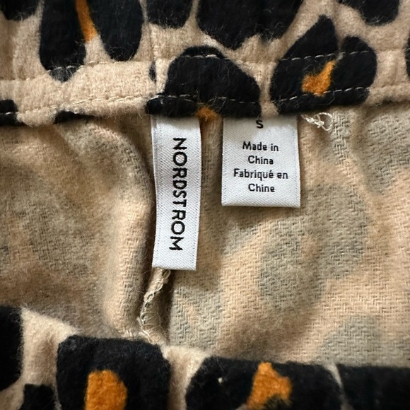NORDSTROM Animal Print Elastic Women’s S/M Loungerwear Bottom S/M  BNWOT - Picture 3 of 5